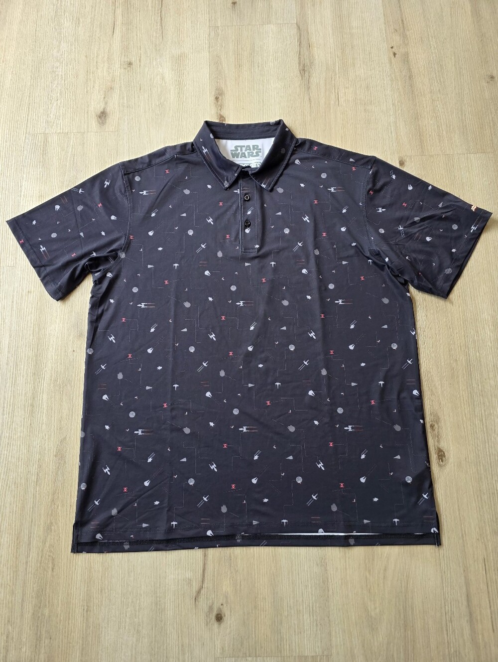 RSVLTS x Star Wars Polo Shirt Men's Size XL Black